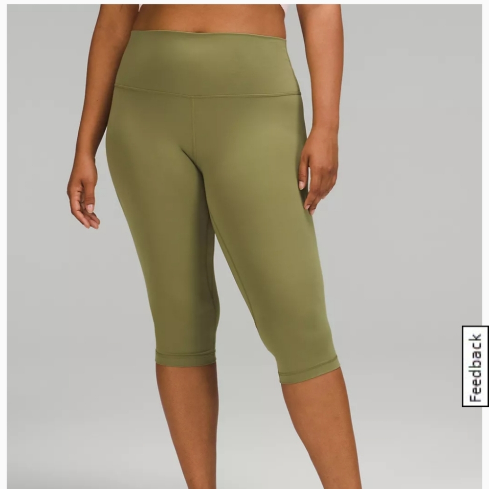 High waist Align Lululemon crops 8